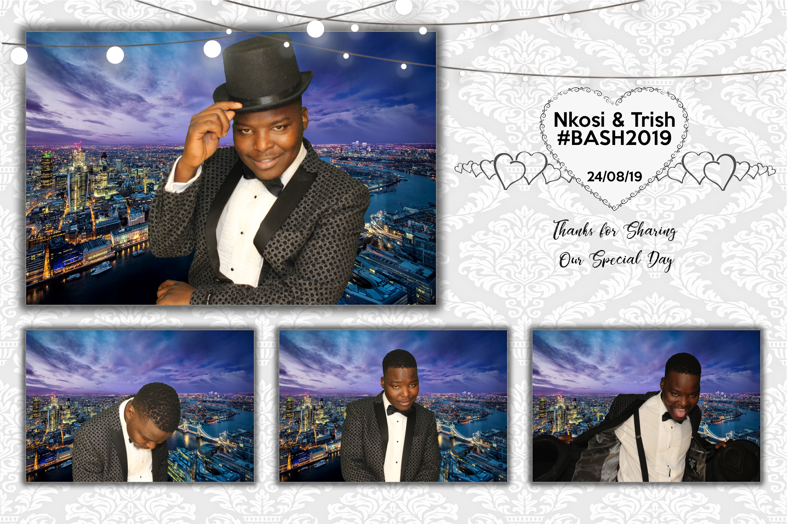 Nkosi & Trish's Wedding  | View more photos from the event at images.mobile-photo-booth.com/u/MobilePhotoBoothUK/Nkosi-Trishs-Wedding